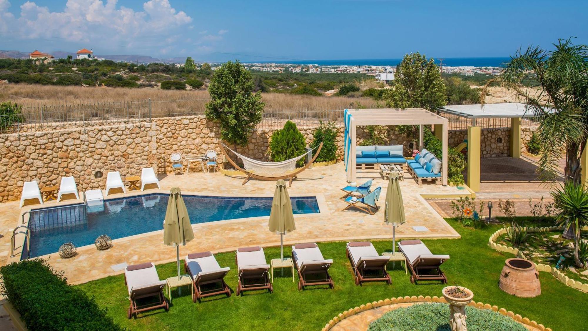 Azzuro Villa With Private Pool By Estia Hersonissos  Exterior photo