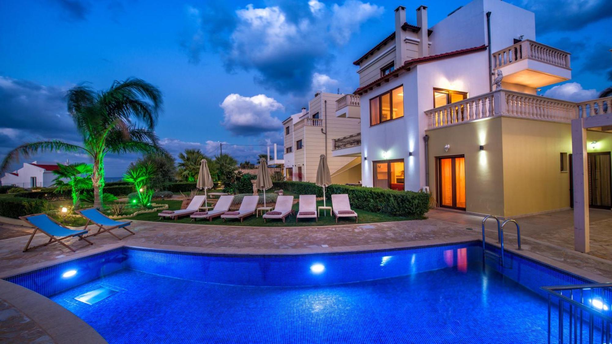 Azzuro Villa With Private Pool By Estia Hersonissos  Exterior photo